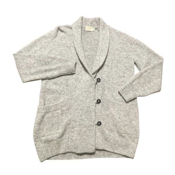 NWOT Nation LTD Los Angeles Fuzzy Cardigan Peru Baby Alpaca Merino Small Women
